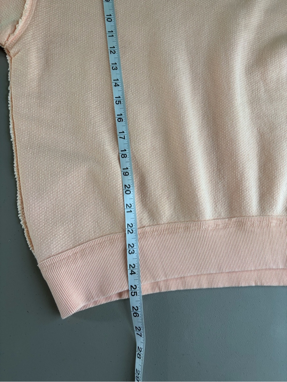 NWT We The Free People So Easy Boxy cropped sweatshirt in Tropical Peach XL - Picture 11 of 11